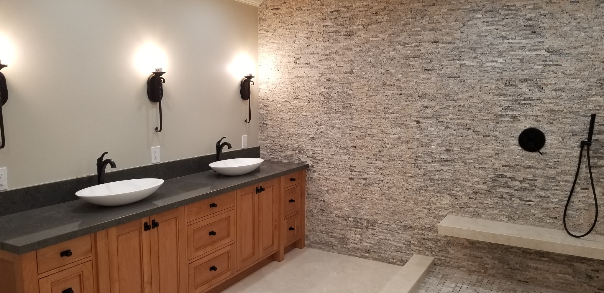 Ulloa Construction completed bathroom remodel in Orange County California